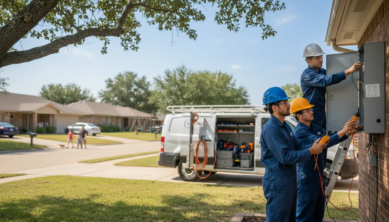 Certified electrician providing emergency electrical services in Reynolds, ND